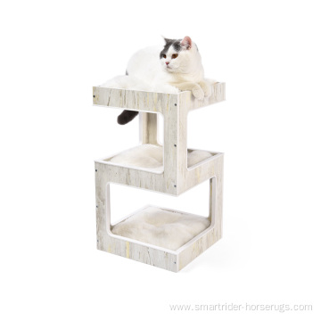 Three Layers Cat Tree Furniture Spring Toy